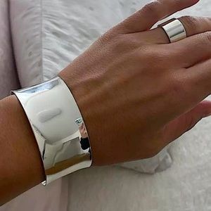 925 Large Cuff Bracelet Sterling Silver